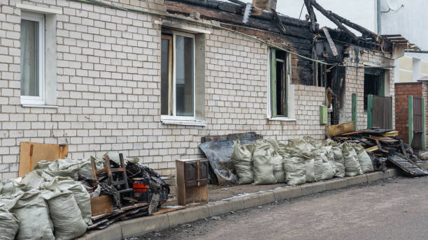 Professional Emergency Fire Cleanup technician working in Auburn, WA